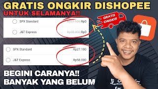 Cara Mendapatkan Gratis Ongkir 0 Rupiah Saat Berbelanja di Shopee 100% Berhasil