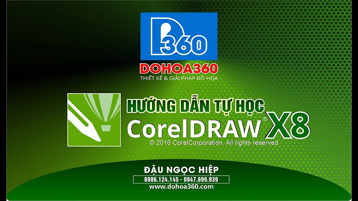 Hướng dẫn sử dụng corel x8