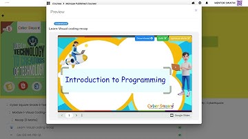 How to  Download and edit slides from cyber square platform