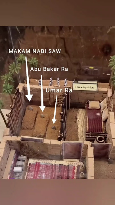 Awal mula Makam Nabi SAW di samping tempat tidur Aisyah r.anha 😭😭
