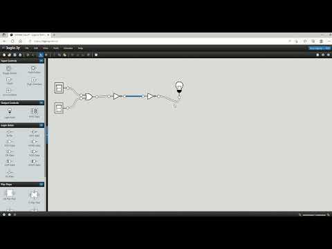 Create a logic circuit in logic.ly