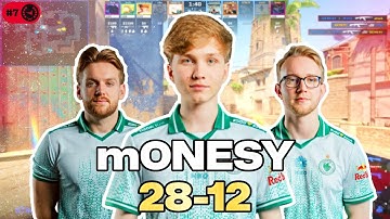 M0NESY 28-12 w/NiKo/TeSeS EU FACEIT POV (Mirage) | 4658 ELO
