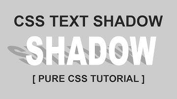 Pure Css TEXT Effect - Text Shadow - Paper Cut Out Letters