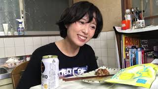 豚肉の梅しそロール焼きを肴に泥酔して泣く女
