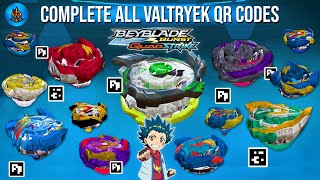 COMPLETE ALL VALTRYEKS QR CODES BEYBLADE BURST APP screenshot 3