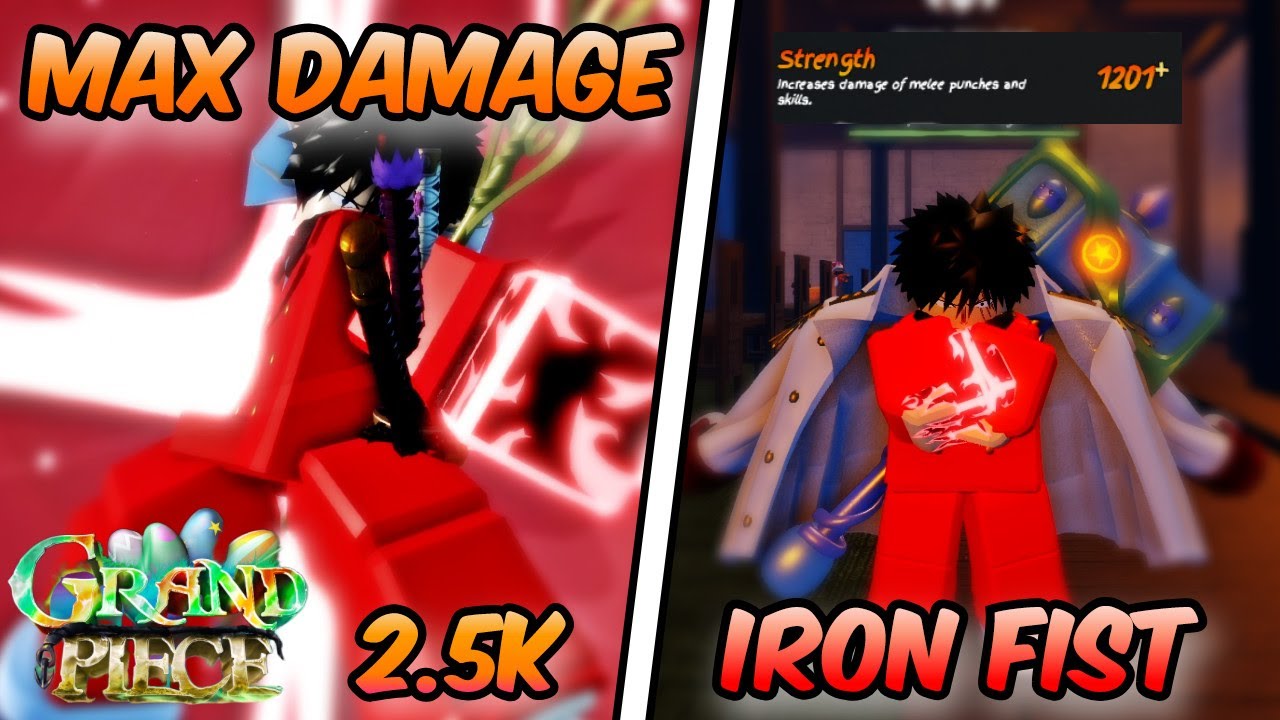 [GPO] MAX DAMAGE IRON FIST DOES OVER 2.5K DAMAGE IN A SINGLE ULT?