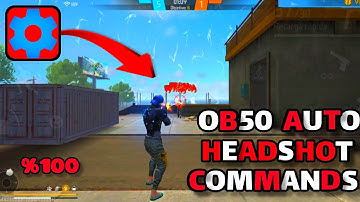 ✅OB50 Set-Edit👺Auto-Headahot🤯Commands🇧🇷FF | Normal🥶& Max🥵|💯Use These Commands🥷🏻| #freefire #setedit 