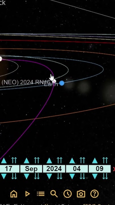 2024 RN16 Asteroid (15 sept 2024) - YouTube
