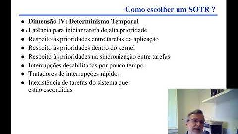 18.x2 Sistemas Operacionais de Tempo Real (parte extra 2) - Escolha de SO de Tempo Real