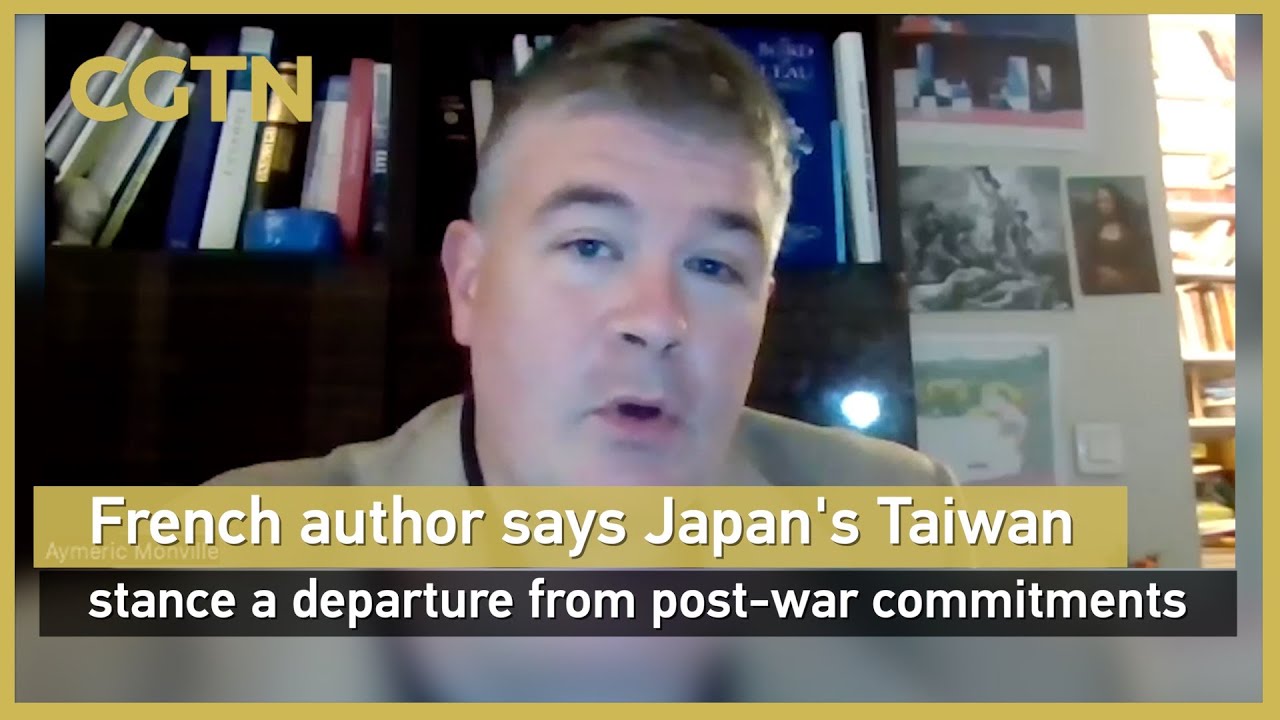 French author says Japan's Taiwan stance a departure from post-war commitments