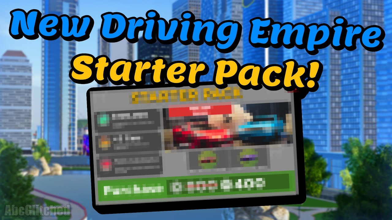 New Driving Empire Starter Pack! YouTube