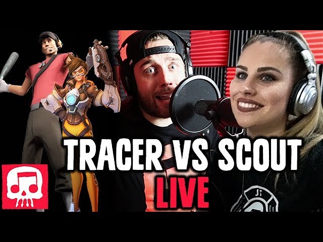 Tracer Vs Scout Rap LIVE JT Music (feat. Andrea Storm Kaden) class=