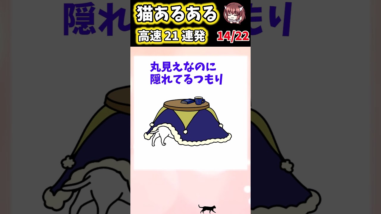 【2ch面白スレ】】猫あるある高速22連発!【Part3】#shorts
