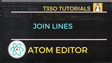 How to Join Lines in Atom Editor   keyboard shortcuts