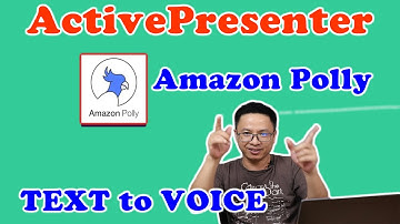 How to Add Amazon Polly Text to speech to ActivePresenter 8 - New Feature Update