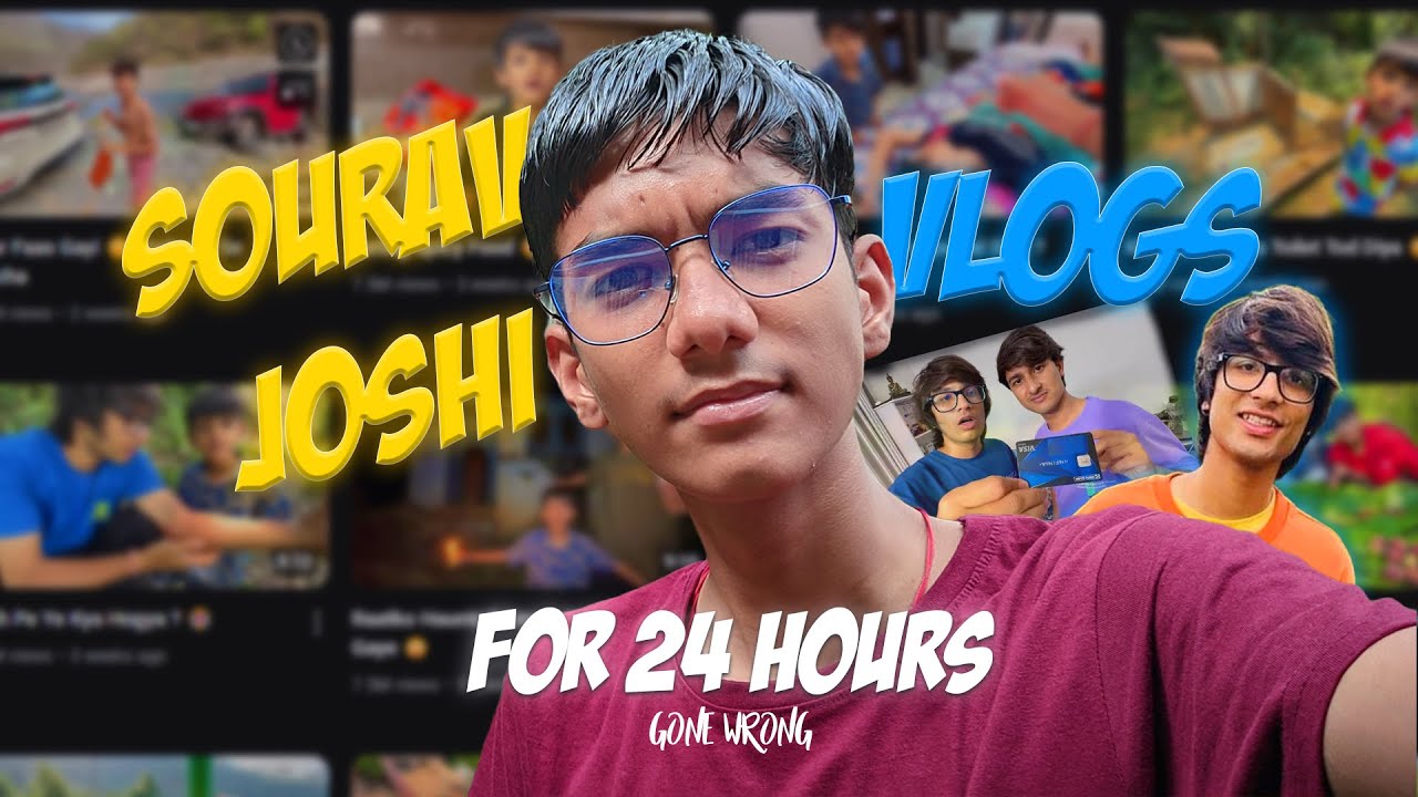 Being Sourav Joshi for 24 Hours!! 😂🙌 @souravjvlogs