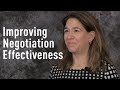 Improving negotiation effectiveness with andrea kupferschneider