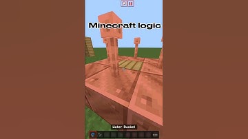 Minecraft logic #minecraft #minecraftgameplay @TechnoGamerzOfficial @Short @Shorts