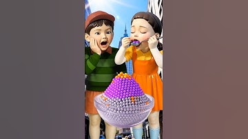 Squid Game AI Korean Snack Popping Candy ASMR Mukbang #squidgame #squidgame2 #ai #asmr #aiviewpoint