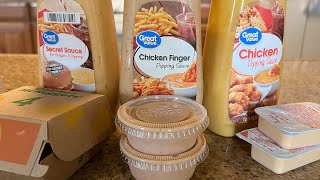 Walmart copy vs the real sauces