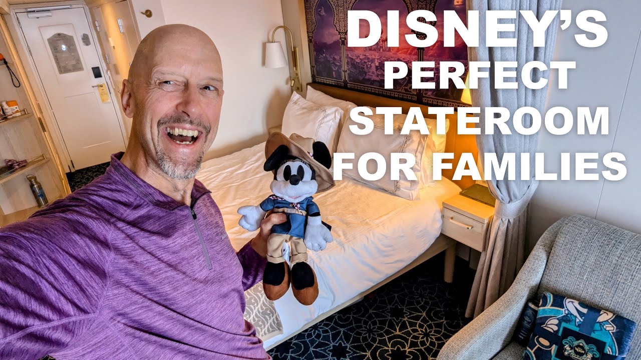 Disney Treasure Cabin Tour: Deluxe Family Oceanview with Balcony