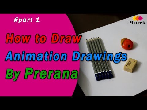 How to Draw Animation Drawings for Beginners Step by Step Easy | By Prerana | pixreels