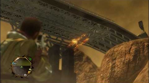 HUGE ASS BRIDGE DESTRUCTION!!!! RED FACTION: GUERILLA