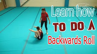 Head Over Heels Gymnastics Tutorials Learn How To Do A Backwards Roll 