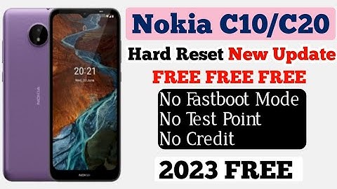 Nokia C10 C20 C30 Hard Reset New Update Nokia HMD Devices Factory No test No paid Tool Free 2023