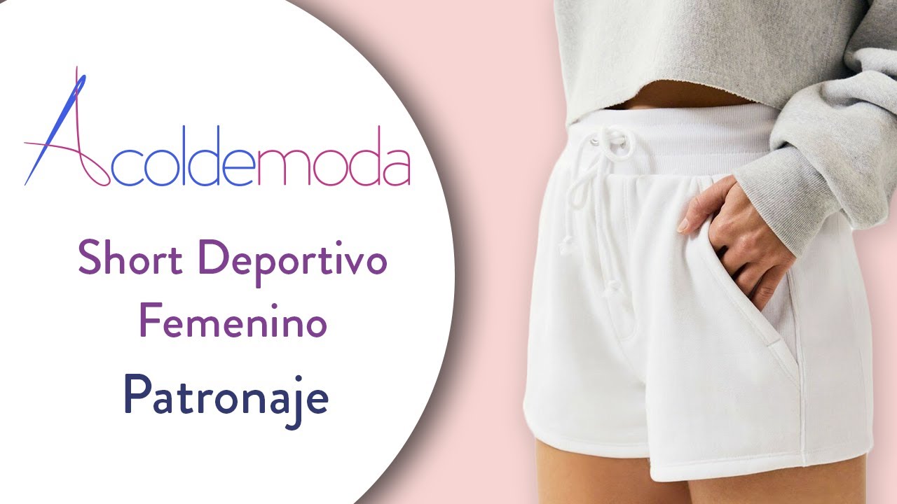 hacer patrón de un SHORT DEPORTIVO FEMENINO - Paso Paso - DIY - YouTube