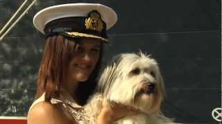 Britain's Got Talent Winners Ashleigh and Pudsey On Board Cunard's Queen Mary 2