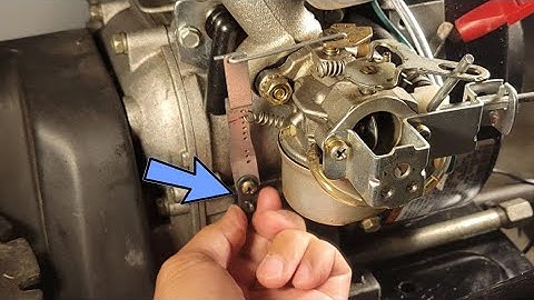 Governor Reset on a Tecumseh Snowblower Engine HSSK50-76403U