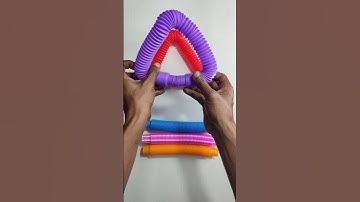 Relaxing and Creating ASMR POP-TUBE #asmr #satisfyingvideos #relaxing #oddasmr #insideout #creative