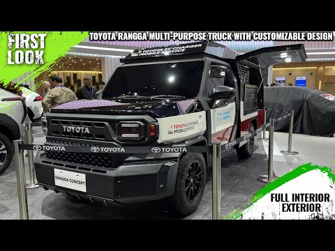Toyota Rangga Multi-Purpose Truck With Customizable Design Launched At GIIAS 2023 - Full Exterior
