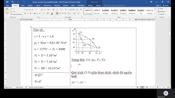 VLĐC 2   K25M1   Ch 3  Nguyên lý 2 nhiệt động học   Bài tập
