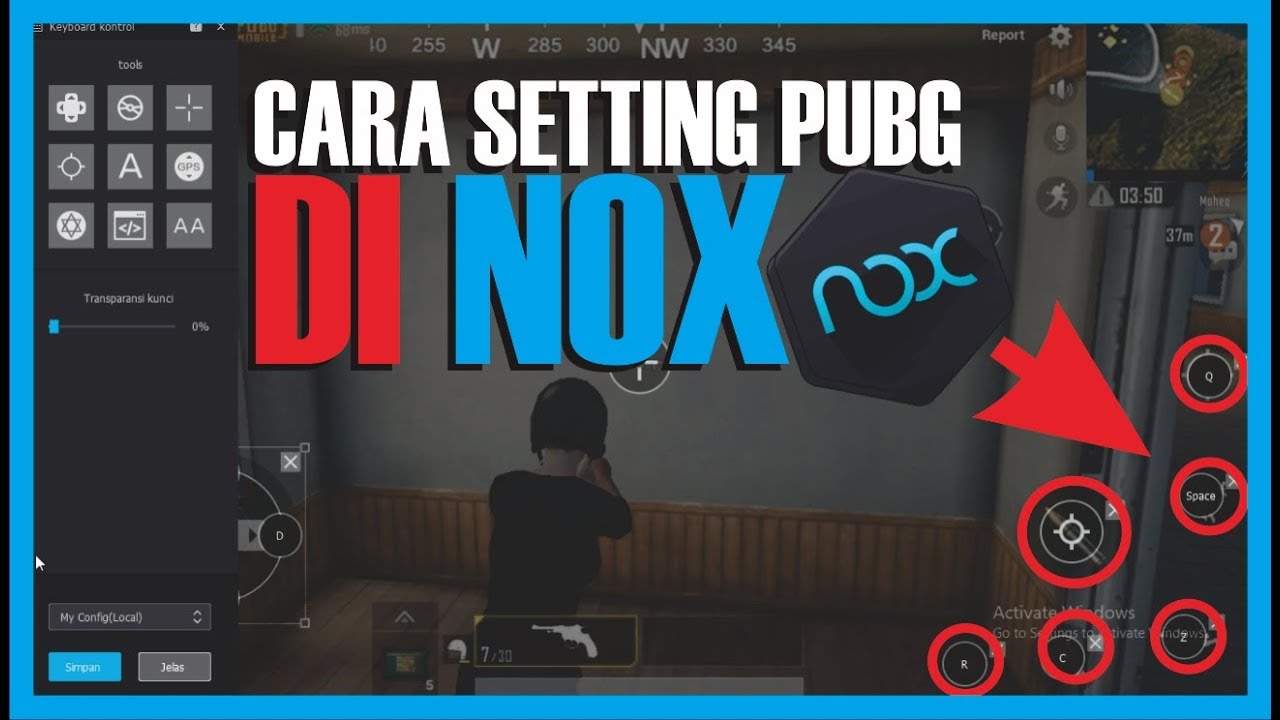 Cara Setting Control Pubg Mobile Di Nox Terbaru Gg Youtube