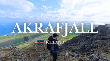 Akrafjall Hike Walkthrough | Iceland Mountain Trail in 8K 360 video
