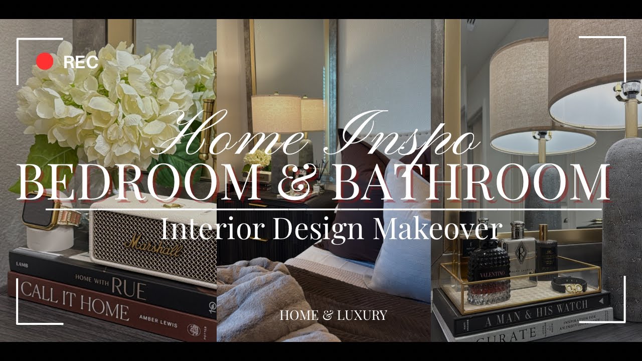Modern & Luxury Bedroom & Bathroom Makeover | Quince Home! Easy Organization & Interior Design Ideas