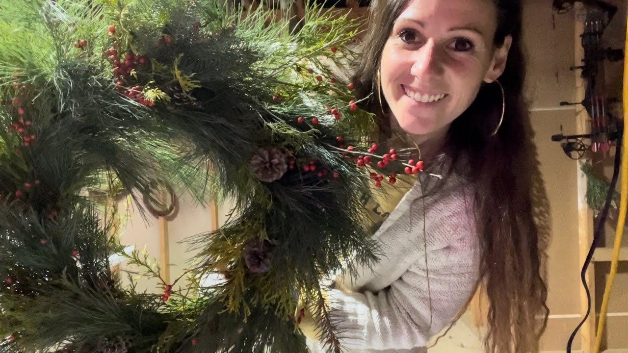 How To Make A Christmas Wreath YouTube how-to-make-a-christmas-wreath-youtube