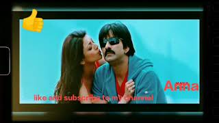 Ravi Teja And Kajal Aggarwal Hot Kiss And Romantic Scenes