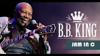 BB King Style Minor Blues Backing Track Jam in C chords