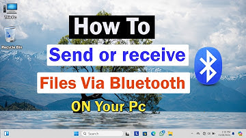 How to transfer Files Via Bluetooth on Windows 11 | Transfer Files Via Bluetooth On Pc