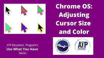 Adjusting Cursor Size & Color on a Chromebook