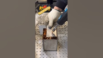 ⚡ 3 in 1 handheld laser welding machine — simple and fast fabrication for thin metal cutting.