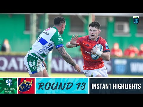Benetton Rugby v Munster | Instant Highlights | Round 13 | URC 2022/23
