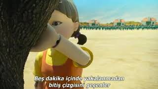 Squid Game 1. - Yeşil Işık Kırmızı Işık Oyunu Resimi