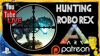 PS4 ARK MODDED SERVER - ISLAND HUNTING TEK REX LIVE!!