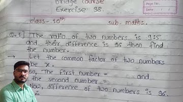 Bridge course day 38 class 10 maths complete activity sheet solution for English medium