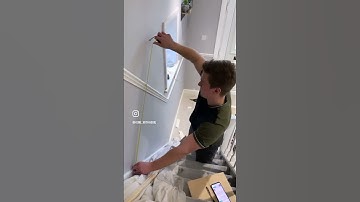 D I Y stair panelling 👀🛠️