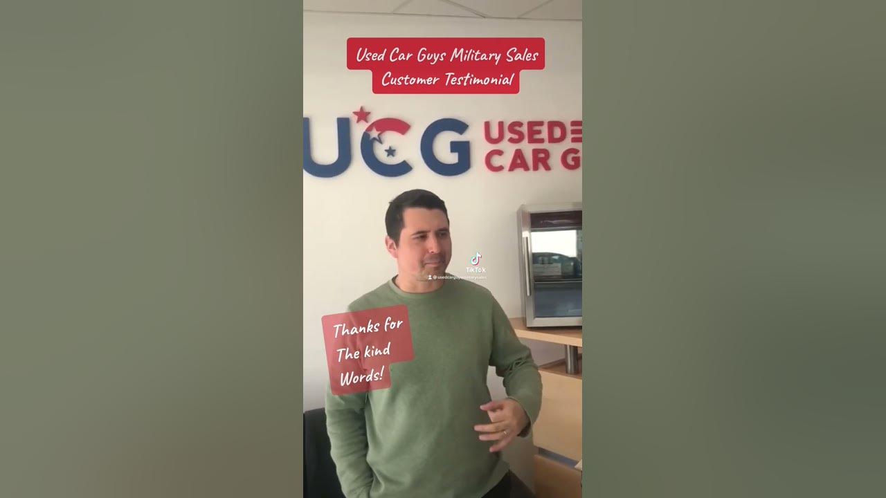 We love a customer testimonial at Used Car Guys Military Sales! ramstein kaiserslautern YouTube